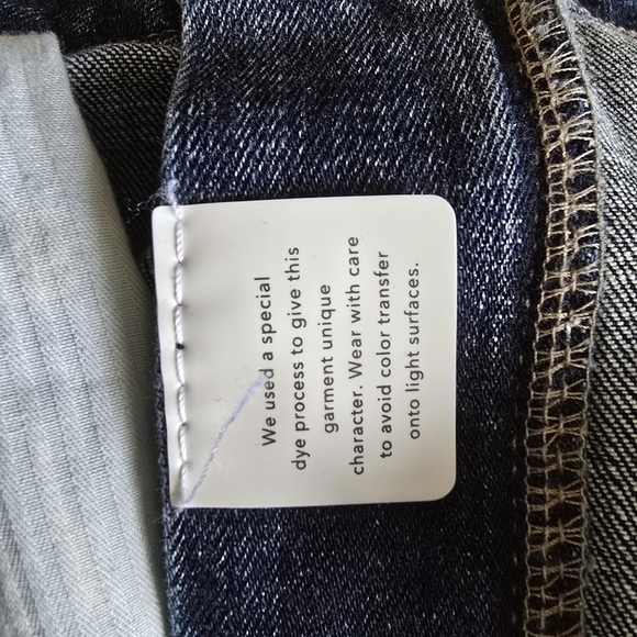 DL1961 Stevie Mid Rise Cuffed Slim Boyfriend Distressed jeans in Hawley size 32 - Picture 13 of 13